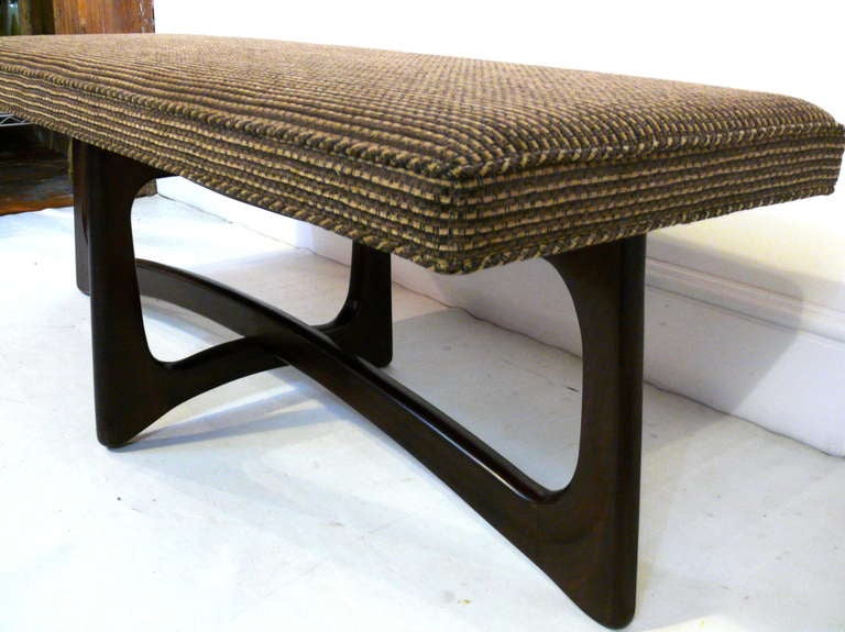 Walnut Adrian Pearsall Intersecting Bench