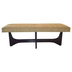 Sculptural Kagan Style Bench