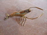 4 Solid Brass Lobsters