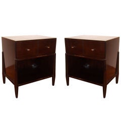 PAIR of Gibbings Style End Tables