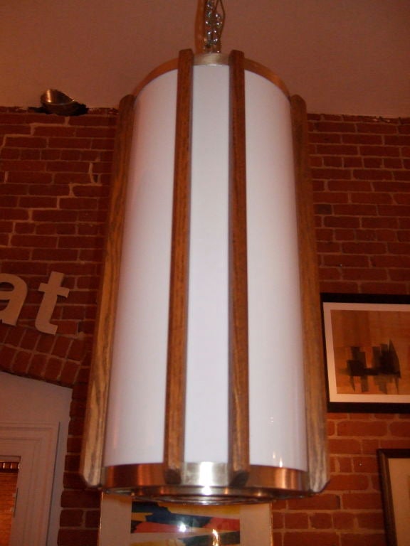 Pair of Mid Century Hanging Lights