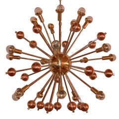 Tri Tone Sputnik Chandelier