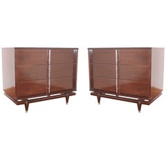 Pair Mid Century kent Coffey Chests of Drawers