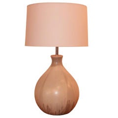 Mid Century Drip Glaze Lamp
