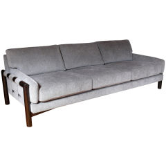 Retro Sleek Mid Century Sofa