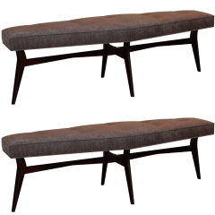 Mid Century Sculptural Bench