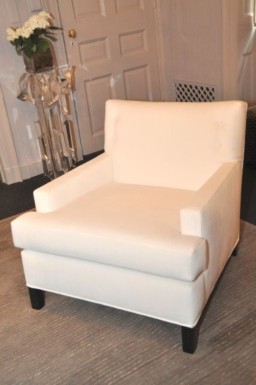 Pair of Flared Arm 1940's Club Chairs