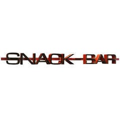Vintage Large European "Snack Bar" Sign