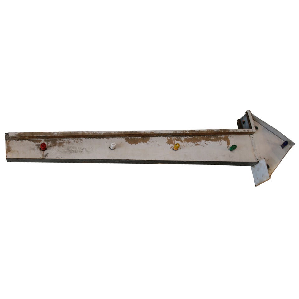 Large Arrow Double Sided 14 Light Sign