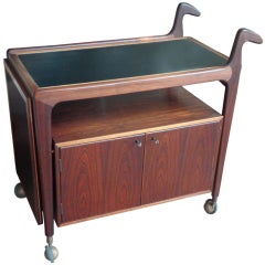 Rosewood Bar Cart