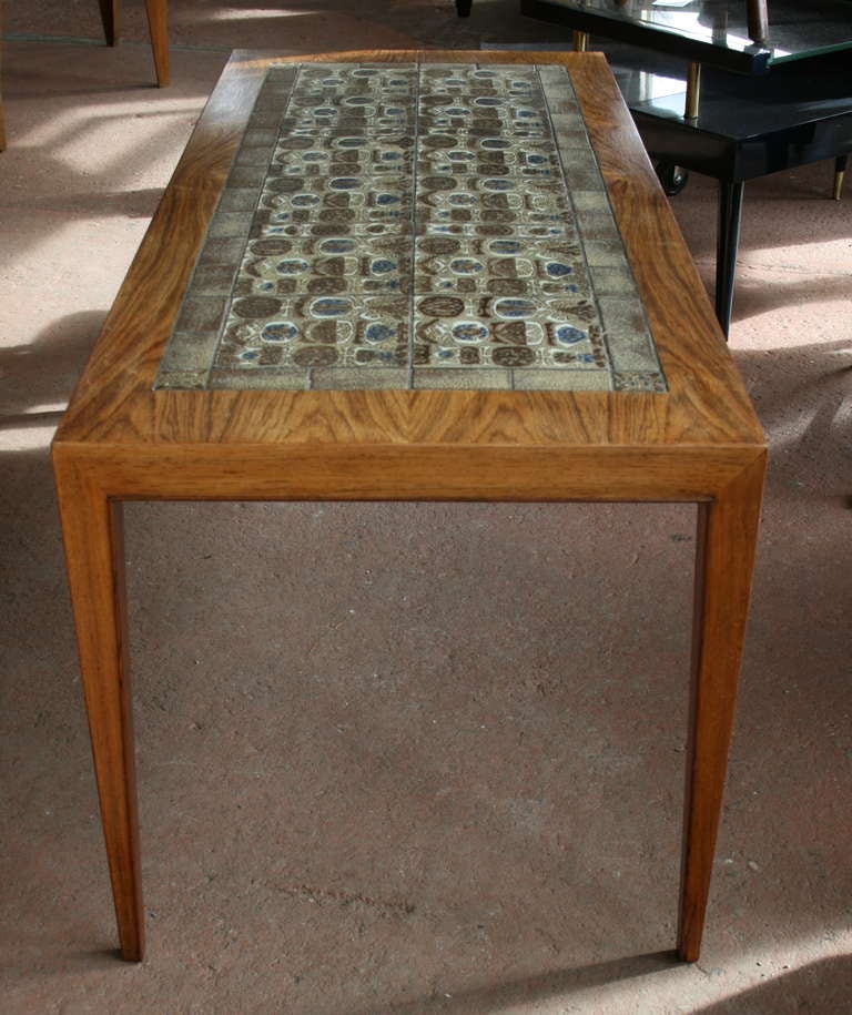 Mid-Century Modern Severin Hansen Jr and Nils Thorsson Tile Coffee Table
