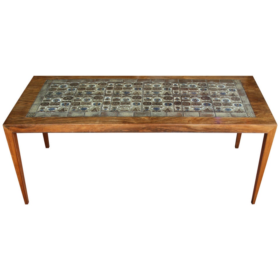 Severin Hansen Jr and Nils Thorsson Tile Coffee Table