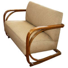 Bentwood Cantilevered Sofa