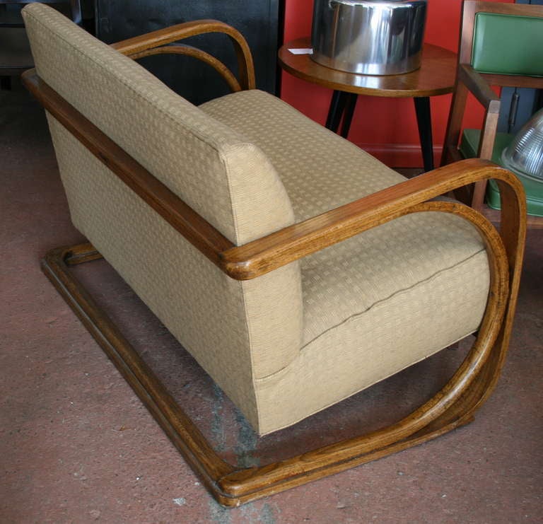 Bentwood Cantilevered Sofa 1