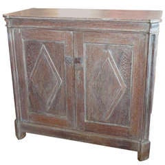 Vintage Cerused Oak Cabinet