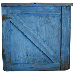 Vintage Dreamy Blue Painted Stables Door