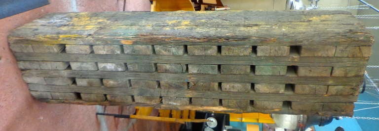 Reclaimed Pier/Dock Fragment from Northern France In Good Condition In Pound Ridge, NY