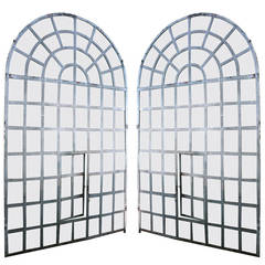 Pair of Impressive French Orangery Windows