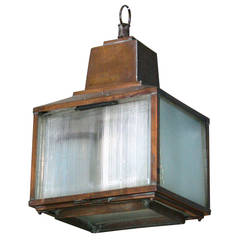 "Tunbridge Wells" Lantern, British Copper Street Lamp