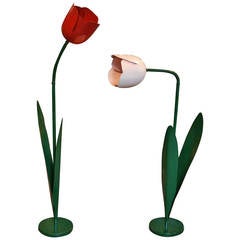 Pair of "Spring Bulbs" Floor Lamps