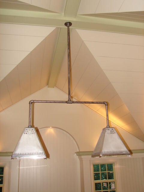 Single Or Double Pyramid Light Fixture
