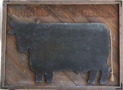 Large Cow Trade Sign