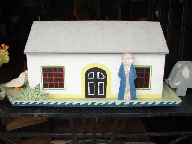 Mid-20th Century Large mid century hand crafted Noah's Ark
