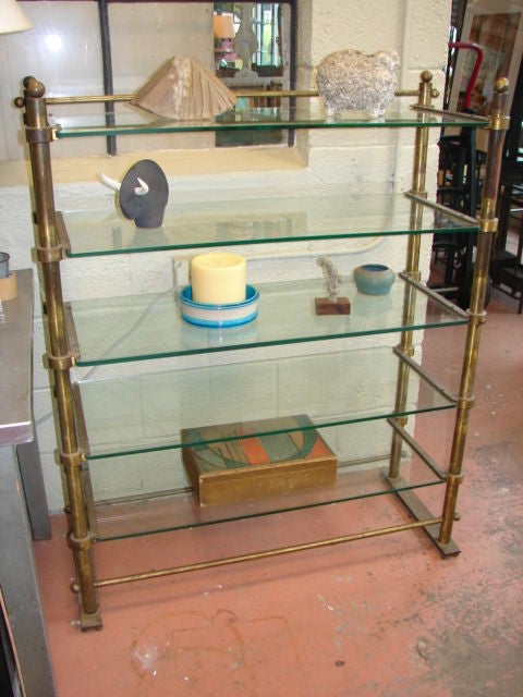 Mid-20th Century French brass patisserie 5 tiered stand