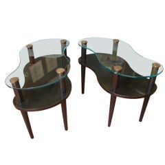Pair of Gilbert Rohde side tables