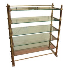 French brass patisserie 5 tiered stand