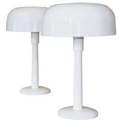 Pair of Gerald Thurston Mushroom Lamps