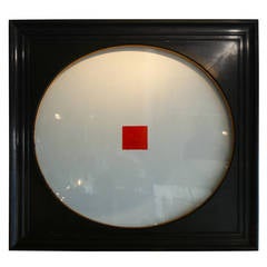 Massive 19th Century European Frame with Original Glass
