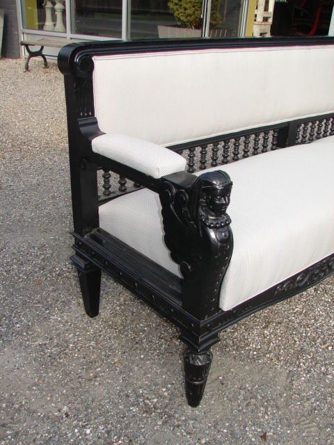 Pair of Large Egyptian Benches 3