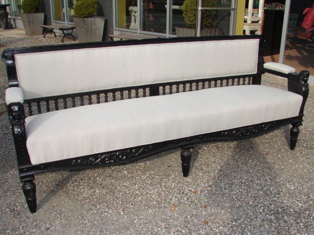 Pair of Large Egyptian Benches 2
