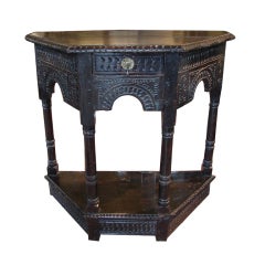 Antique Jacobean side table