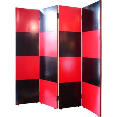 Four Panel Folding Screen