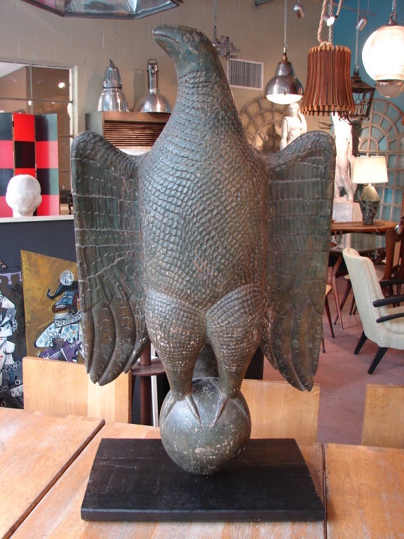 Carved Eagle lectern