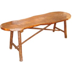 Primitive Natural Wood Table