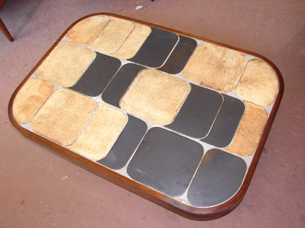 Mid-20th Century Roger Capron Coffee Table