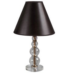 Jacques ADNET Crystal Ball Lamp