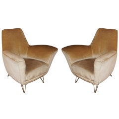 Ico & Luisa Parisi sculptural armchairs