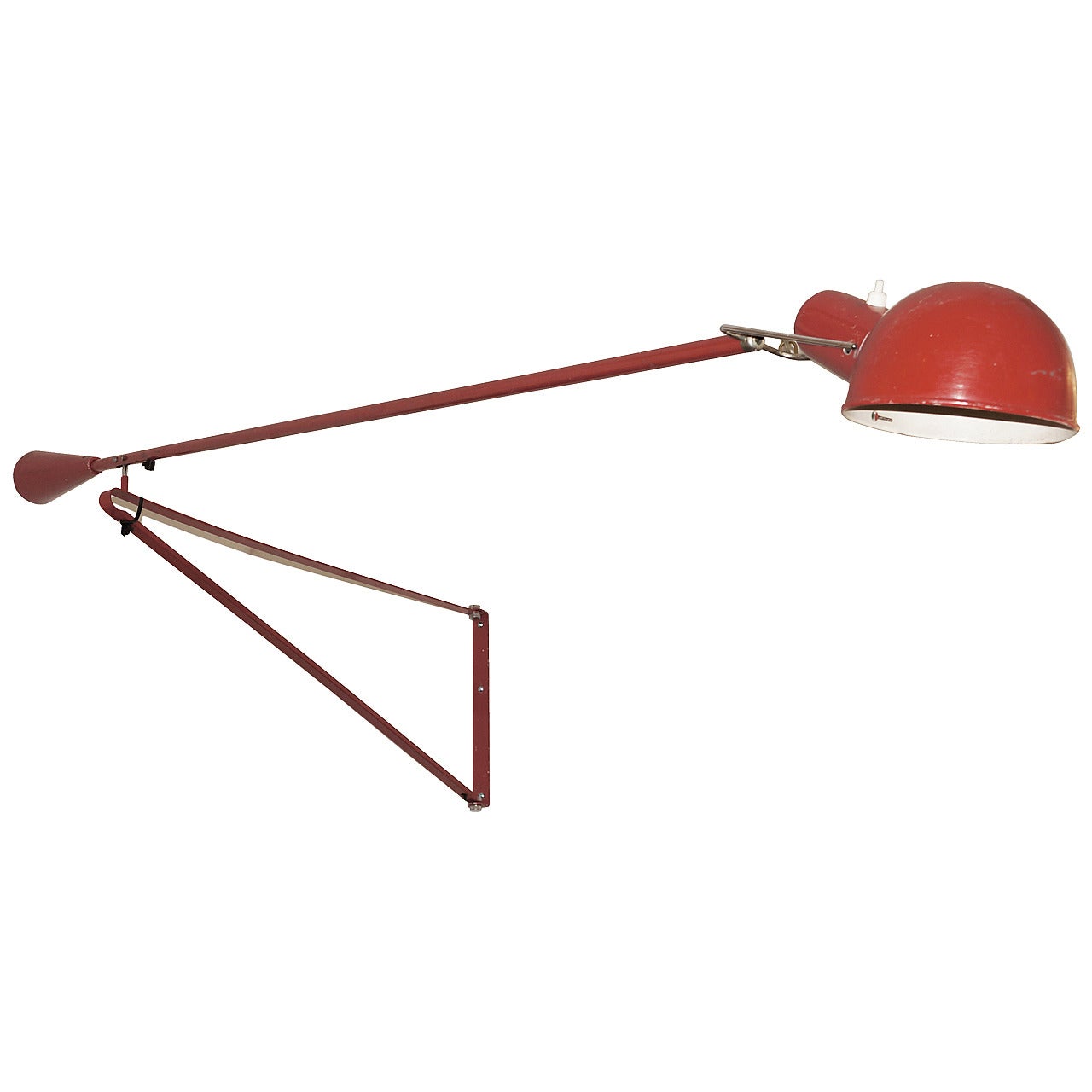 Paolo Rizzato for Arteluce Swinging Wall Lamp Model #265, Italy 1970s