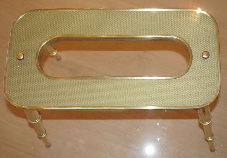 Mid-20th Century Italian Late 40s Brass Side Table