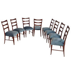 Set of Eight Paolo Buffa Chairs