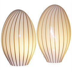 Playful Murano Glass Table Lamps