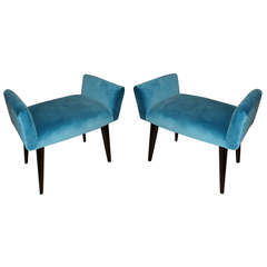 Elegant Pair Of Italian 50
s Stools Elegant Pair Of Italian 50
s Stools