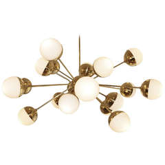 Whimsical Limited Edition Sputnik Chandelier by Fedele Papagni