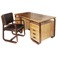 Giuseppe Pagano 1950s Desk and Chair