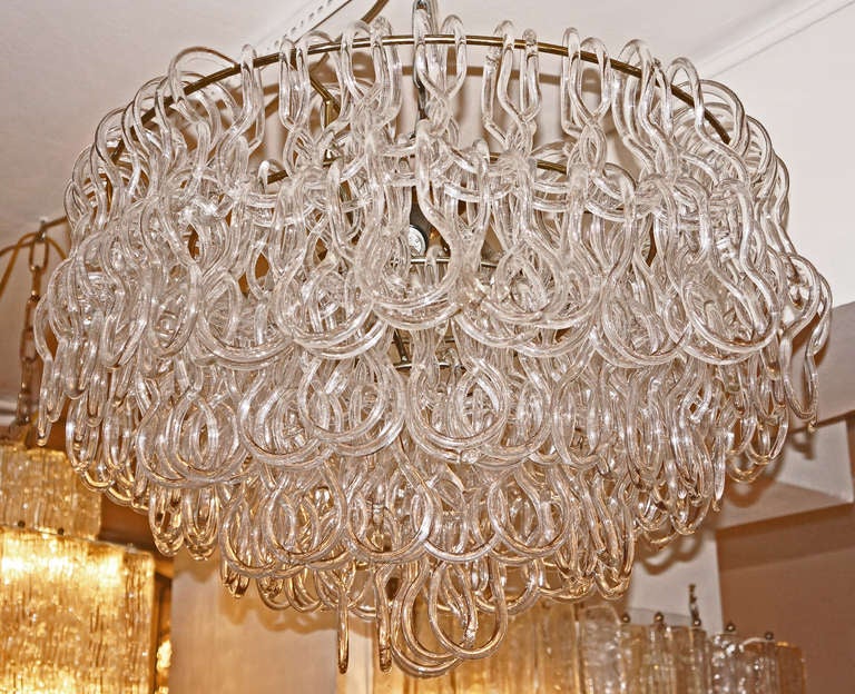 Murano  Interlocking Glasses Chandelier