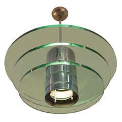 Striking Chandelier In The Manner Of Desny, Italy 1940s 9